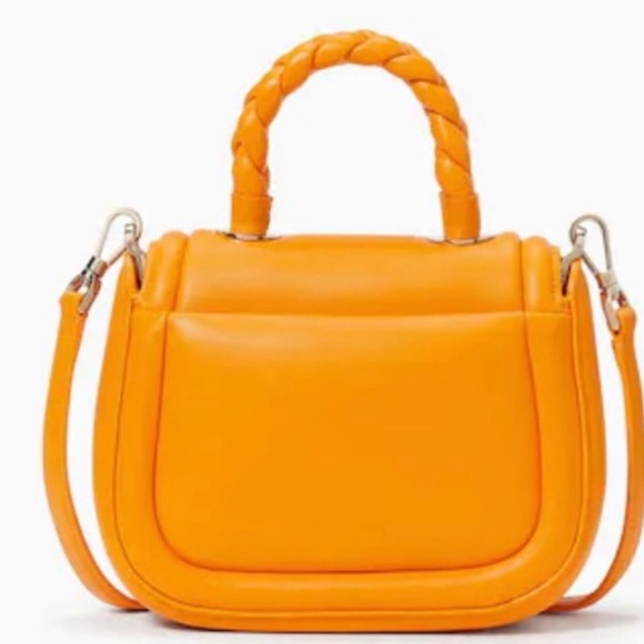 Kate Spade cross body puffy orange bag - Picture 2 of 7